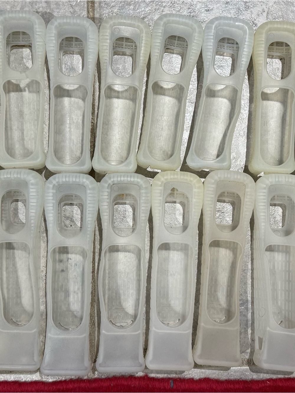Nintendo Clear/Translucent Silicone Remote Grips (Lot)